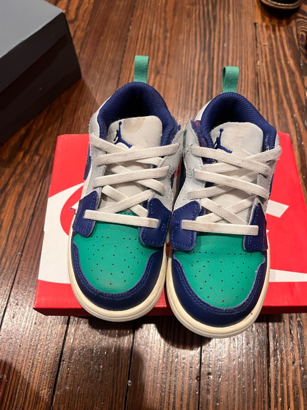 Nike Jordan 1s Low Green/Blue/White